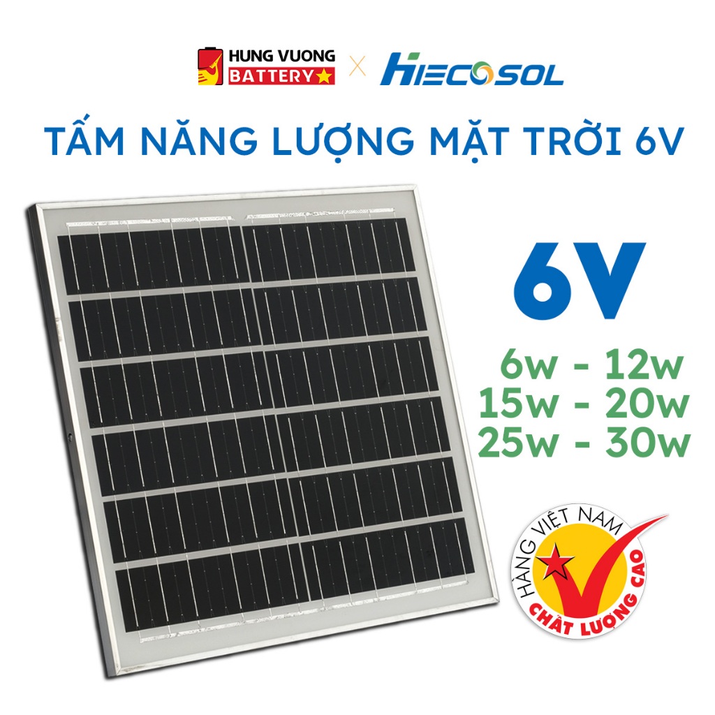 Tấm Pin Năng Lượng Mặt Trời 6V MONO - Tấm Thu Năng Lượng Mặt Trời 8w ...