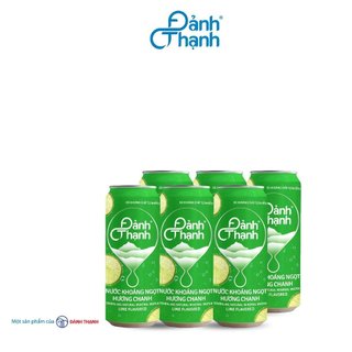 Thùng 24 Lon Nước Khoáng Ngọt Hương Chanh Có Gas Thiên Nhiên 330ml Đảnh Thạnh - Giàu và bổ sung vi khoáng tự nhiên