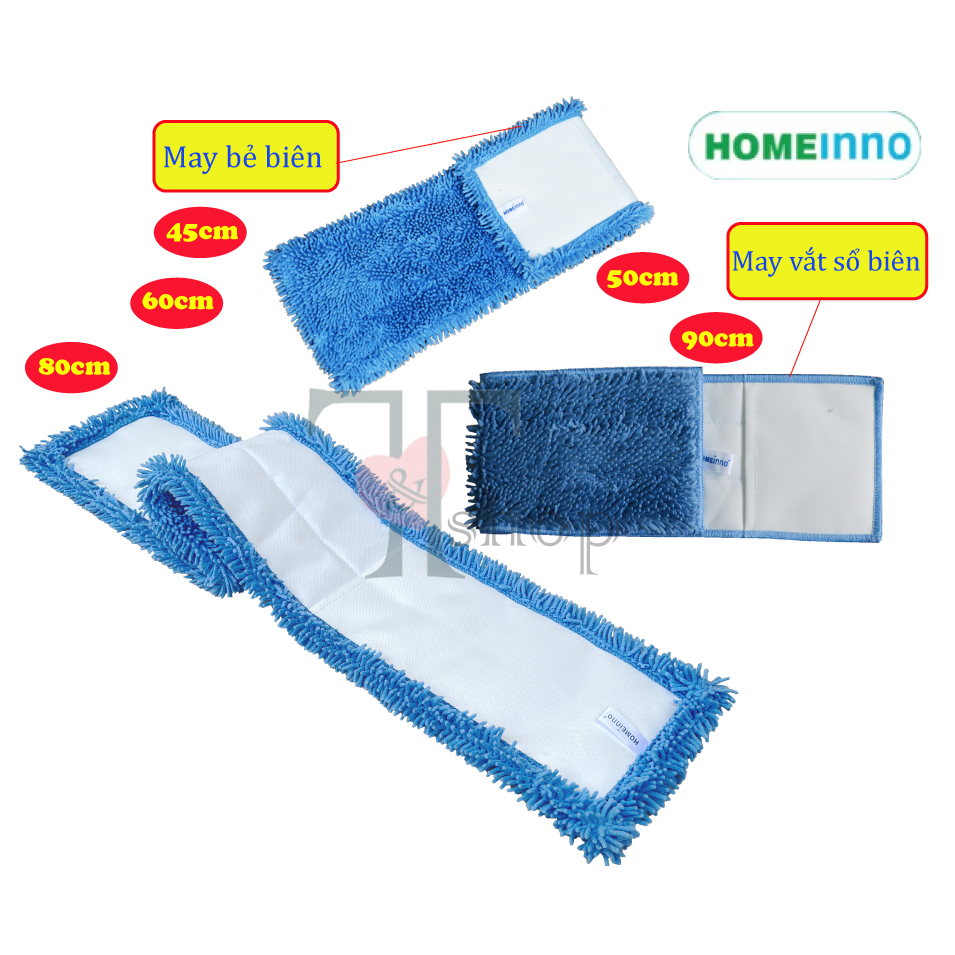 Tổng Hợp Các Size Cây Lau Nhà CÁN THẲNG Dài 150cm Bẹ Inox Tấm Lau San Hô 45cm/ 50cm/ 60cm/ 80cm/ 90cm