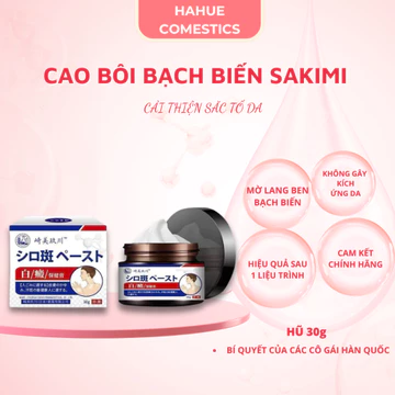 Kem Bôi Thảo Dược SAKIMI Loại Bỏ Bạch Biến, Lang Ben, Làm Mờ Đốm Trắng, Phục Hồi Sắc Tố Da, Cao Bôi Cố Truyền SAKIMI