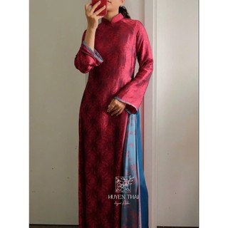 🌸 Thọ rơi – phúc lộc rơi đầy Khoác áo dài gấm thọ rơi, nàng mang theo lời chúc an khang, thịnh vượng cho cả năm
