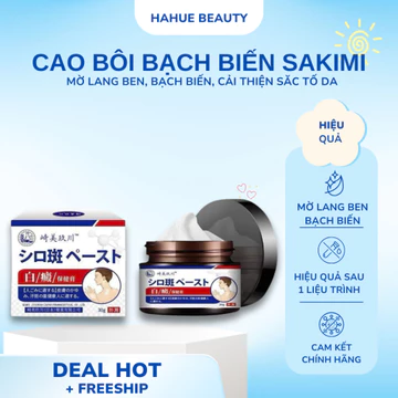 Kem Bôi Thảo Dược SAKIMI Loại Bỏ Bạch Biến, Lang Ben, Làm Mờ Đốm Trắng, Phục Hồi Sắc Tố Da, Cao Bôi Cố Truyền SAKIMI