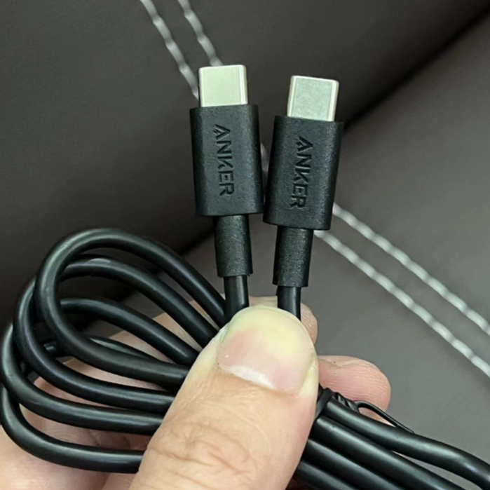 Cáp Anker C to C 65W dài 1m, không hộp