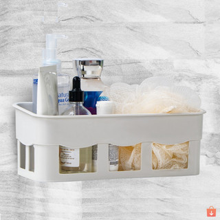 Khay chữ nhật nhựa Việt Nhật treo tường kèm miếng dán đựng đồ phòng tắm, bếp ms: 5698, 5699, 5701