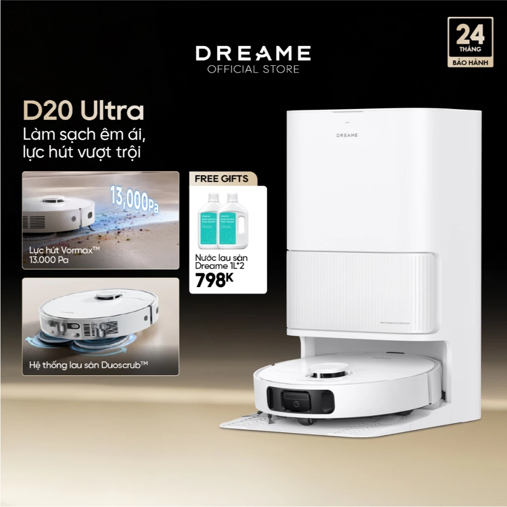 Robot hút bụi Dreame D20 Ultra