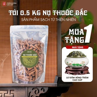Túi 0.5 Kg Nụ Trầm Thuốc Bắc, Trầm Hương Tự Nhiên, Trầm Huế Xưa, nụ dùng cho lư, không hóa chất