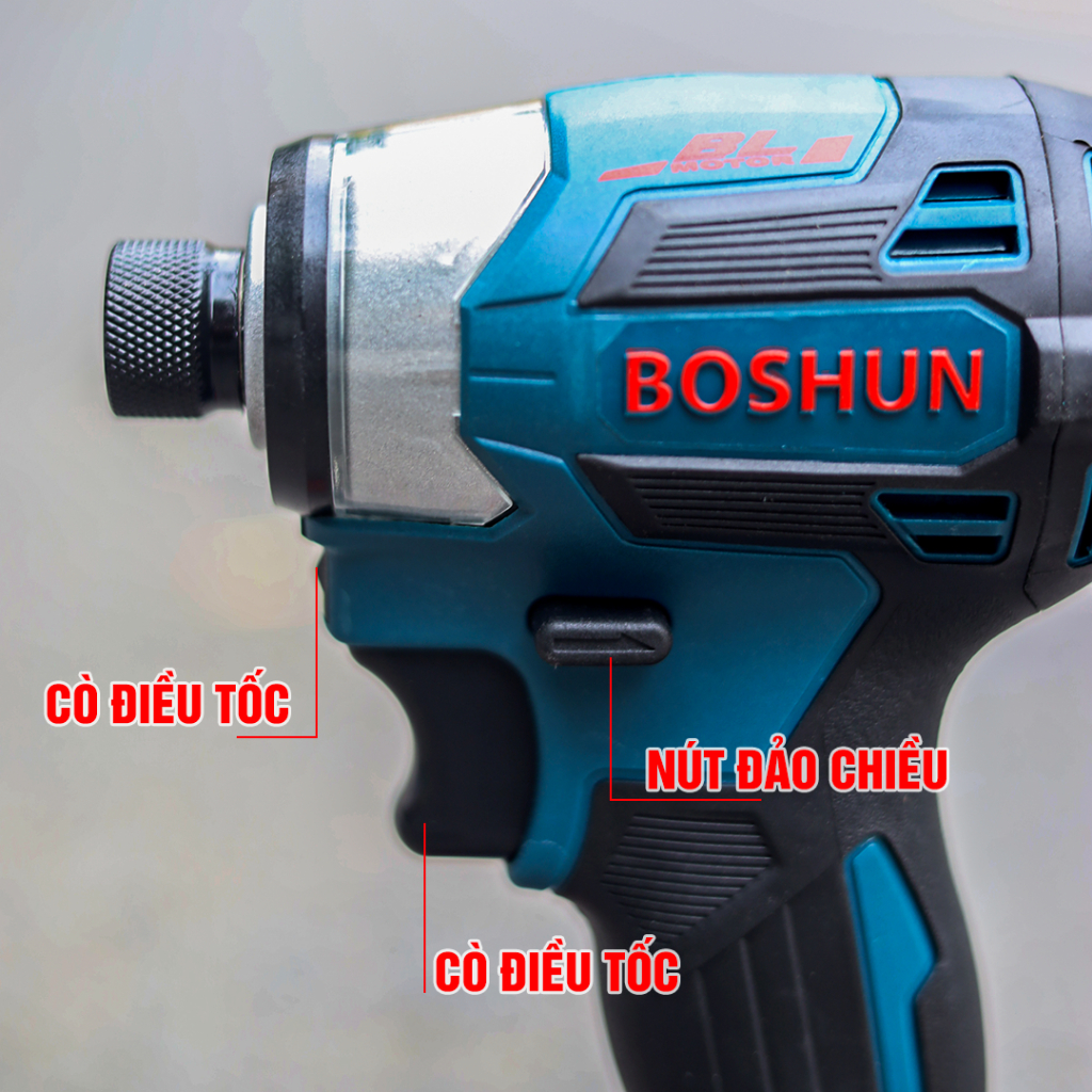 [Chính Hãng] Máy Chuyên Vít Boshun BS-SD230N 4 Tốc Độ, 4 Chế Độ Thông Minh, Chuyên Bắt Vít, Bắn Tôn