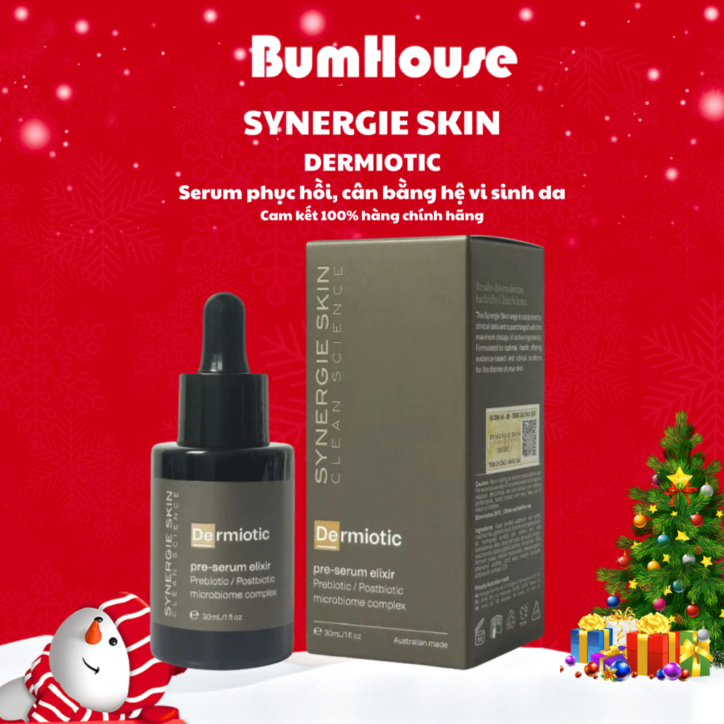 [HÀNG CTY] Serum Synergie Skin Pre-serum Elixir Dermiotic Phục hồi, Cân Bằng Hệ Vi Sinh Da 30ml