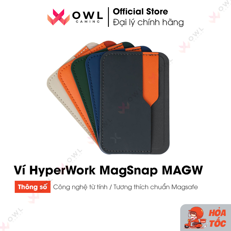 Ví nam châm HyperWork MagSnap MAGW - Tương thích chuẩn Magsafe (Hàng ...