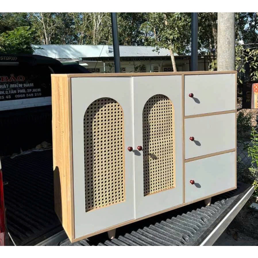 Tủ giày gỗ FOREST HOME ,TỦ GIÀY 5 CÁNH MÂY nhiều ngăn đa năng tiện lợi gỗ MDF phủ Mine cao cấp