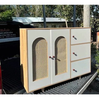 Tủ giày gỗ EcoWood ,TỦ GIÀY 5 CÁNH MÂY nhiều ngăn đa năng tiện lợi gỗ MDF phủ Mine cao cấp