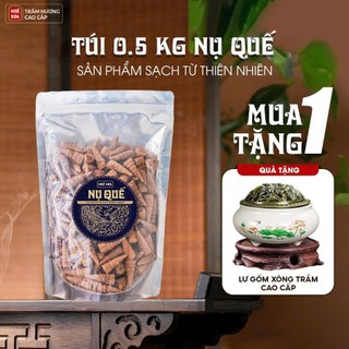 [MUA 1 TẶNG 1] 1kg Hương Nụ Quế Sạch cao cấp dùng Lư Xông ,thác khói 1 ký 500 nụ quế Huế Xưa