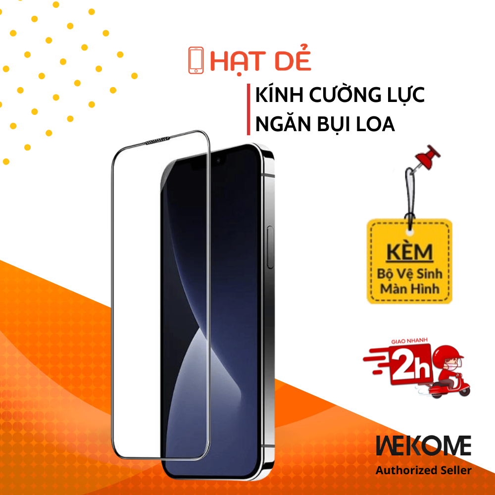 Kính cường lực iphone siêu cứng ngăn bụi loa full màn 7plus/8/8plus/x/xr/xs/11/12/13/promax - Phukienhatde