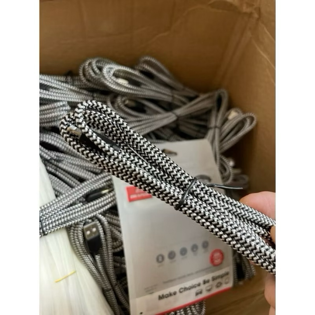 Cáp sạc dây dù 0.9 -1.8- 2.7 mét -DRAPOW CZ08 siêu bên chống đứt