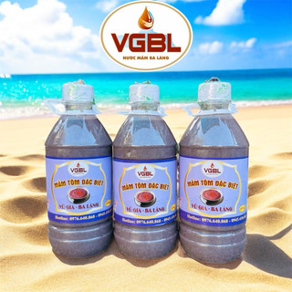 COMBO 3 CHAI MẮM TÔM BA LÀNG THANH HOÁ 600GR LOẠI ĐẶC BIỆT ĐẠT OCOP