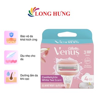 Lưỡi dao thay thế Gillette Venus Comfortglide White Tea Scent (set 4 cái)
