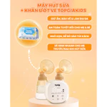 Máy hút sữa điện đôi cao cấp Topgiakids TG8166 lực hút MẠNH và ĐỀU chế độ 4 chế độ — ảnh 2