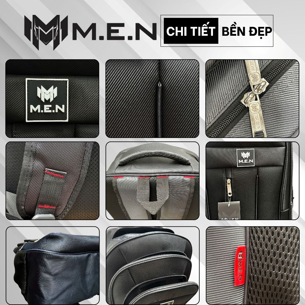 Ba lô văn phòng Unisex Round M.E.N nhiều ngăn [MẪU MỚI]