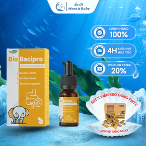 Men Vi Sinh Nhỏ Giọt Bio Bacipro 10ml Cho Bé Bổ Sung Lợi Khuẩn Tăng Cường Hệ Tiêu Hóa,Giảm Rồi Loạn t