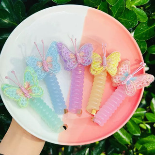 sỉ 100 cái kẹp tóc bướm vải thêu được thiết kế xinh xắn