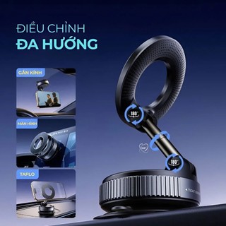 Giá Đỡ Điện Thoại Ô Tô Hút Chân Không K007 – Xoay 360° Gắn Taplo, Kính, Gắn Mọi Nơi Trên Xe Cực Kì Chắc Chắn, Tiện Lợi