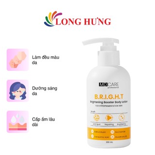 Sữa dưỡng thể trắng da MD CARE Brightening Booster Body Lotion (200ml)
