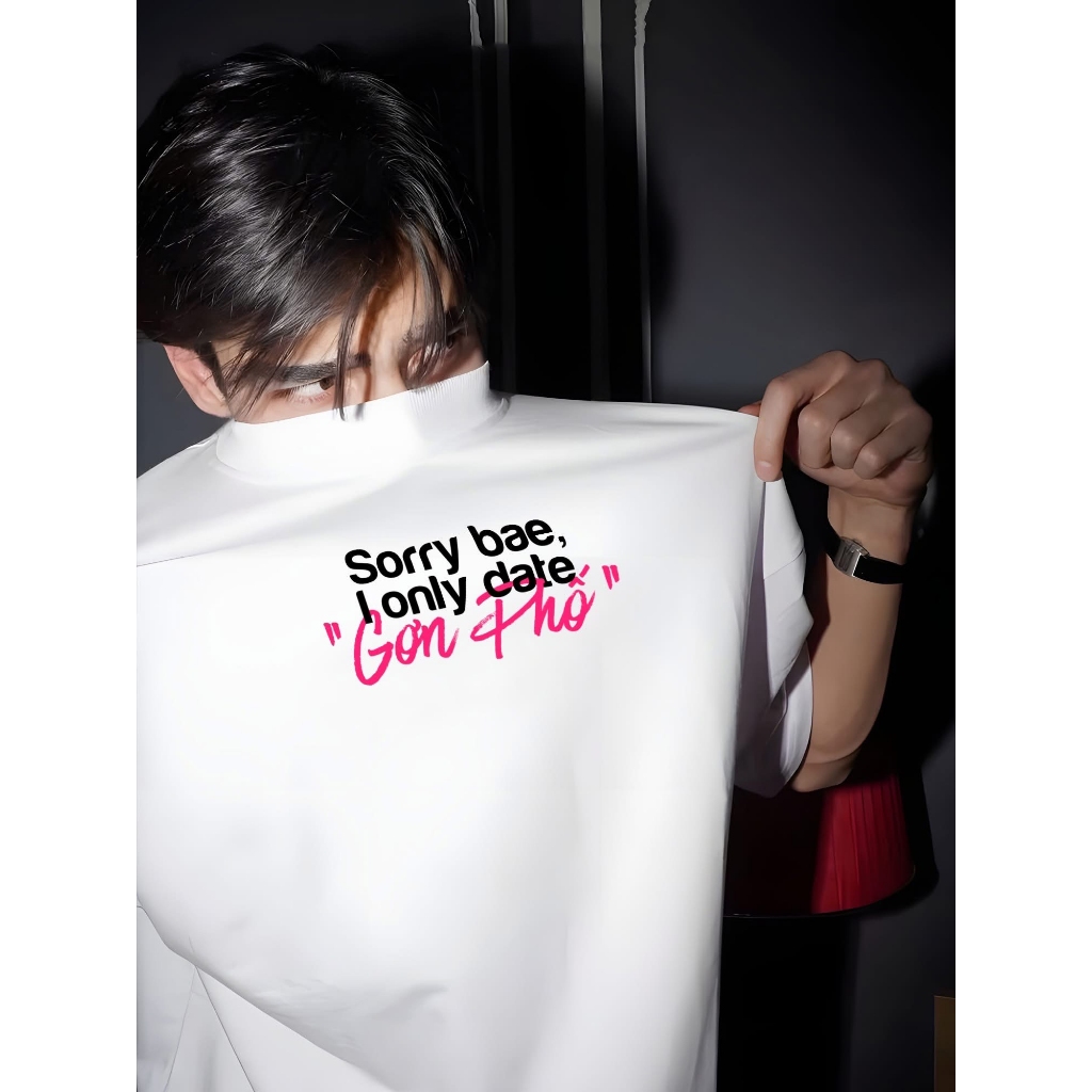 Áo Vớ Vẩn Vui Tươi Áo Thun GƠN PHỐ Cotton 100% Oversize REDLABEL Nam Nữ TS51