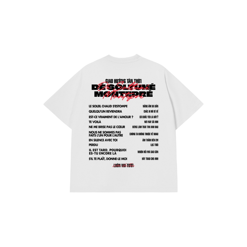 Áo Vớ Vẩn Vui Tươi Áo Thun GIAO HƯỞNG TÂN THỜI Cotton 100% Oversize REDLABEL Nam Nữ TS54