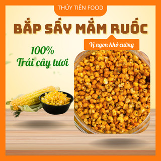 THUYTIENFOOD Bắp Sấy Mắm Ruốc – Snack Ăn Vặt Đậm Đà – Giòn Rụm – Thơm Ngon Khó Cưỡng