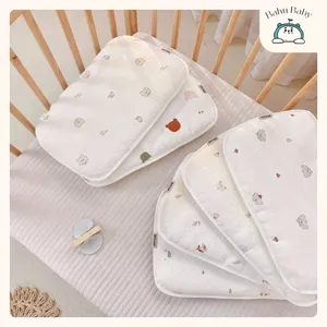 Gối airmesh mặt lụa cotton Joonee độ dày vừa phải thiết kế họa tiết dễ thương phong cách Korea