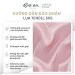 [Hỏa tốc] Bộ ga giường 4 món lụa Tencel 60s GIA AN HOME DECOR size 1m2x2m đến 2m2x2m gồm 1 drap bo chun 3 vỏ gối nằm-ôm — ảnh 3