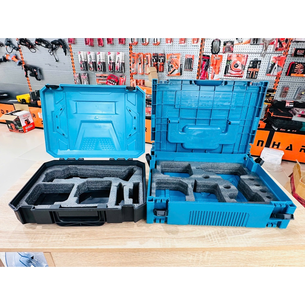 HỘP ĐỰNG MÁY KHOAN, MÁY BẮT BULONG, MÁY MÀI CẮT – BẢO VỆ & SẮP XẾP GỌN GÀNG MÁY MÓC