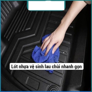 Thảm lót sàn NHỰA 5D TPE Tràn viền có kèm RỐI SẴN xe Toyota Yaris Cross 2022- 2025, dễ dàng vệ sinh, lắp đặt