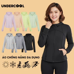 Áo Khoác Chống Nắng Nữ UNDERCOOL Vải Lạnh, Chống Tia UV UPF 50+, Co Giãn, Form Ôm Body Thời Trang ACN11