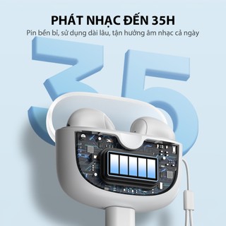 Tai Nghe Bluetooth 6.0 ROBOT Encobuds 3 In Ear Playtime 35H, Có Khả Năng Chống Nước IPX4_ Bảo Hành 12 Tháng