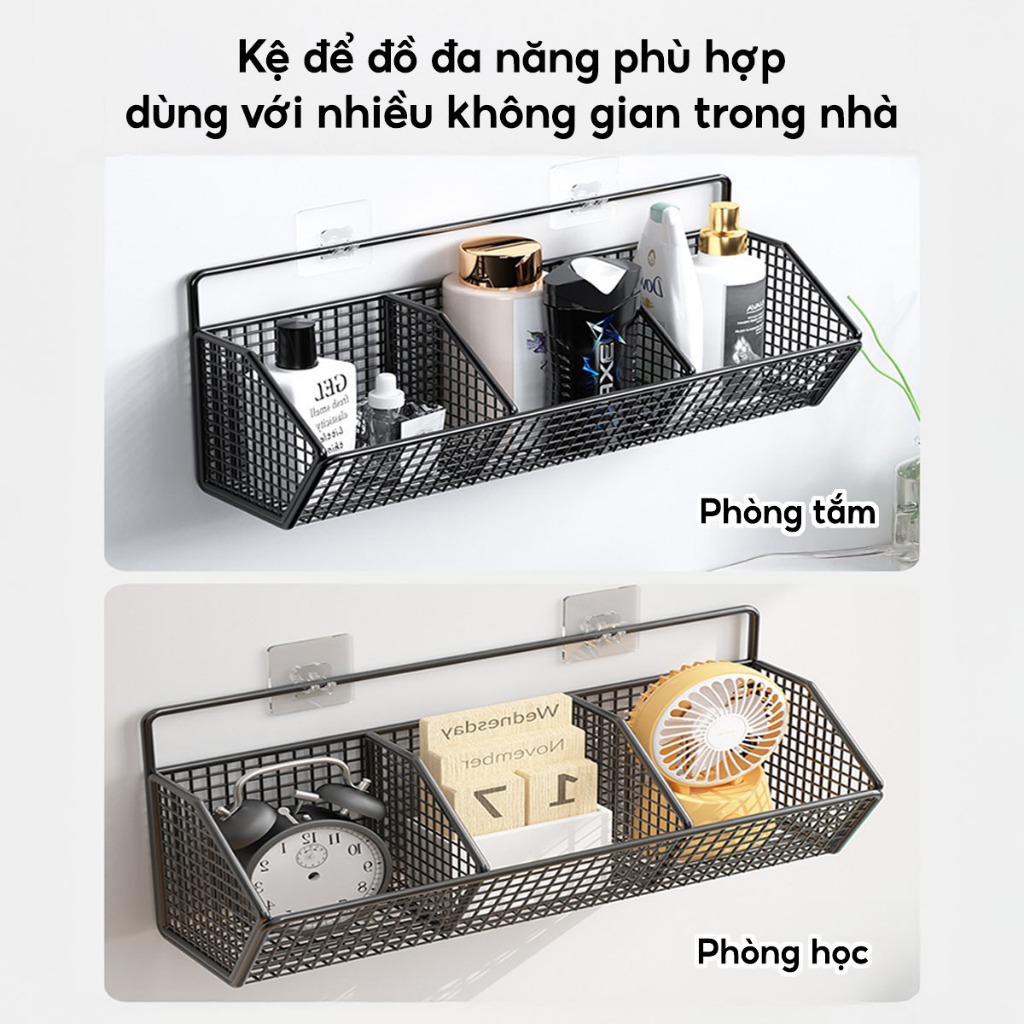 Ô - Kệ Đựng Gia Vị Hành Tỏi Dán Tường Không Khoan Đục Tiện Lợi