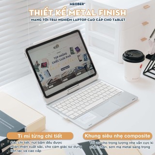 [Premium] Case i Pad Kèm Bàn Phím Flip Yoga bản lề Xoay Gập 360 dành Gen 7/8/9, Air 4 5 6, Pro11, Pro M4, Pro12.9 M1 M2