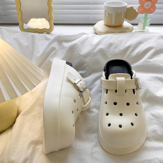 Dép sục nữ đế cao 5cm trơn SR V2 kiểu sandal dễ thương năng động Mita CS-196