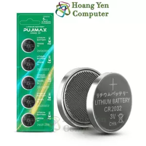 Pin Pujimax CR2032 3V – Độ Bền Cao, Dùng Cho Remote Xe Máy, PC, Máy Đo Y Tế, Đồng Hồ Điện Tử,... - Hoàng Yến Computer