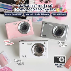 Máy ảnh kĩ thuật số digital CCD Pro Camera - quay, chụp 50MP sắc nét, nhỏ gọn phong cách Y2K by MèoBer