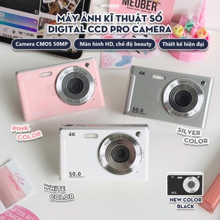 [Tặng thẻ nhớ] Máy ảnh kĩ thuật số digital CCD Pro Camera - quay, chụp 50MP sắc nét, nhỏ gọn phong cách Y2K by MèoBer