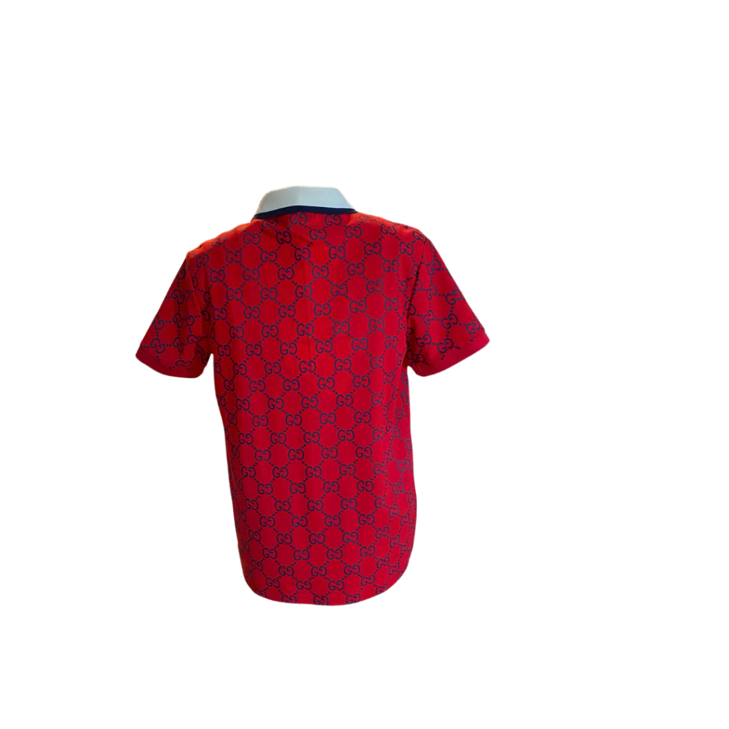 ÁO polo nam cổ tròn họa tiết tay ngắn phong cách trẻ trung chuẩn from