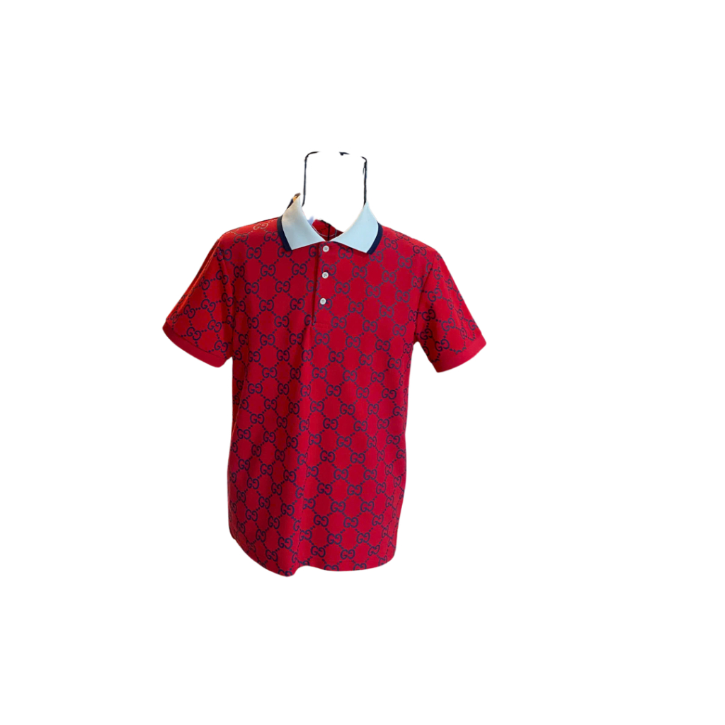 ÁO polo nam cổ tròn họa tiết tay ngắn phong cách trẻ trung chuẩn from