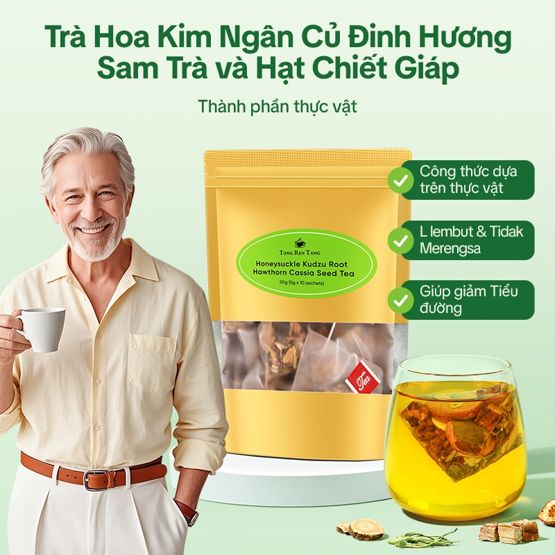 Tong Ren Tang Trà Cho Người Tiểu Đường – Khát Nhiều, Đi Tiểu Nhiều, Tăng Đường Sau Ăn