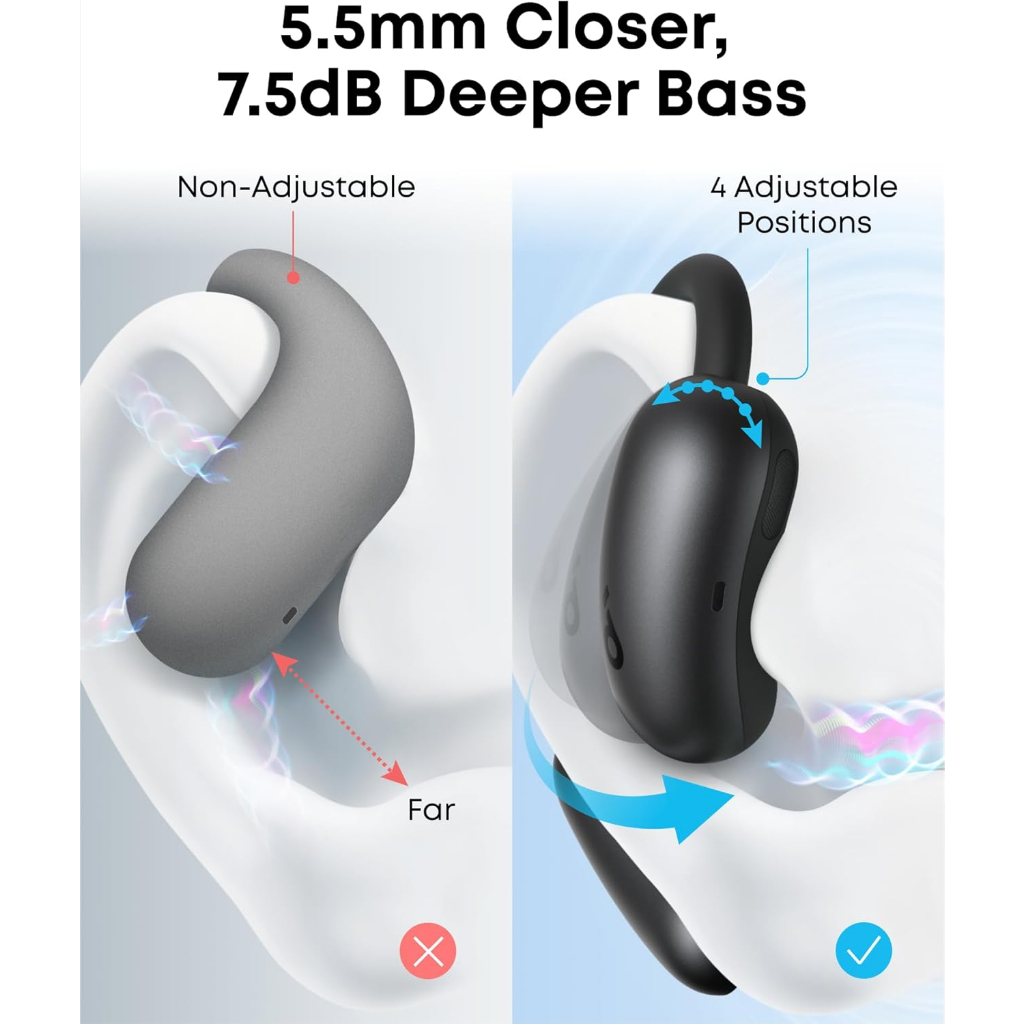 Soundcore AeroFit 2 - Anker A3874 Tai nghe Open-Ear dịch thuật . Bảo hành 18 tháng, 1 đổi 1 15 ngày. | BigBuy360 - bigbuy360.vn