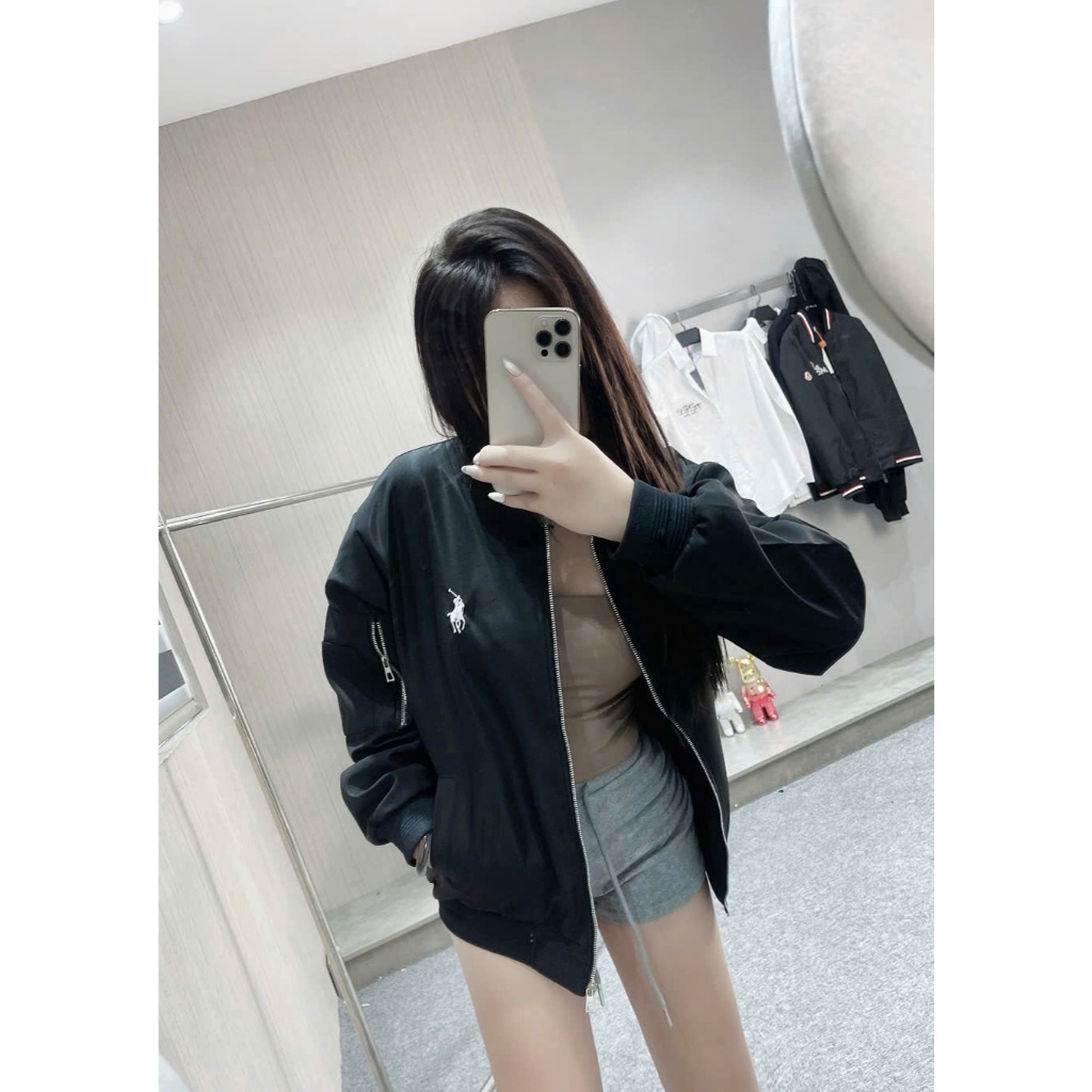 Áo Khoác nam BOMBER họa tiết thêu trần bông phong cách trẻ trung form chuẩn