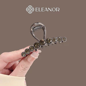 Kẹp tóc nữ Eleanor Accessories đính đá lấp lánh phụ kiện tóc kẹp tóc càng cua 10352