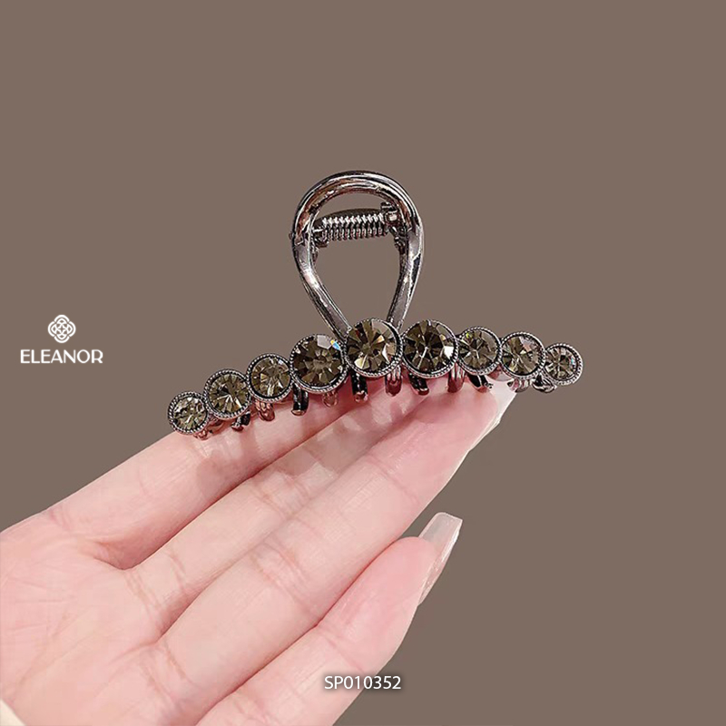 Kẹp tóc nữ Eleanor Accessories đính đá lấp lánh phụ kiện tóc kẹp tóc càng cua 10352