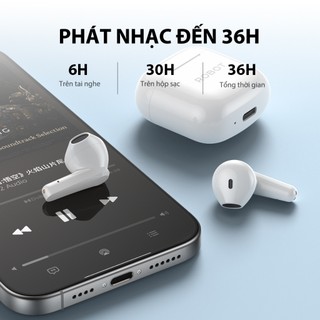 Tai Nghe Bluetooth 6.0 ROBOT  Encobuds 2 In Ear Playtime 35H, Có Khả Năng Chống Nước IPX4 Màng Loa Lớn - Bảo Hành 1 Năm