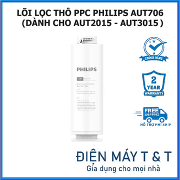 Lõi lọc thô PPC Philips AUT706 (lõi CP 1) dành cho máy lọc nước AUT2015 và AUT3015